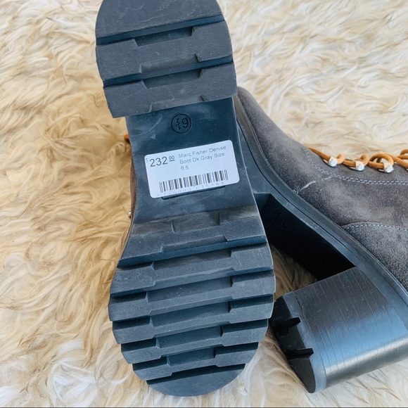 Marc Fisher Denise Combat Boot - dark grey - 6.5 - Picture 5 of 5